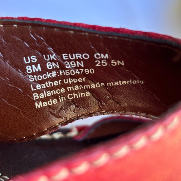 Red Hush Puppies Wedges - Picture 5 of 5
